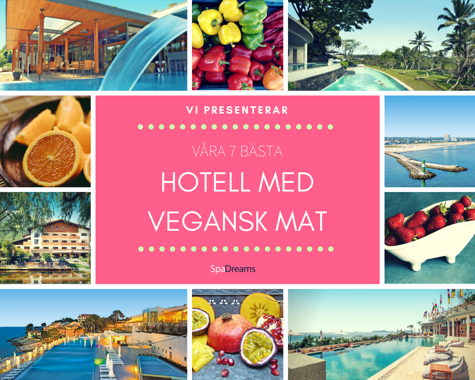 Våra 7 bästa hotell med vegansk mat